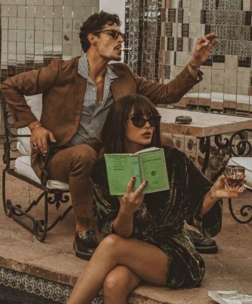 Old Money Aesthetic Outfit For Men with Linen Blazer